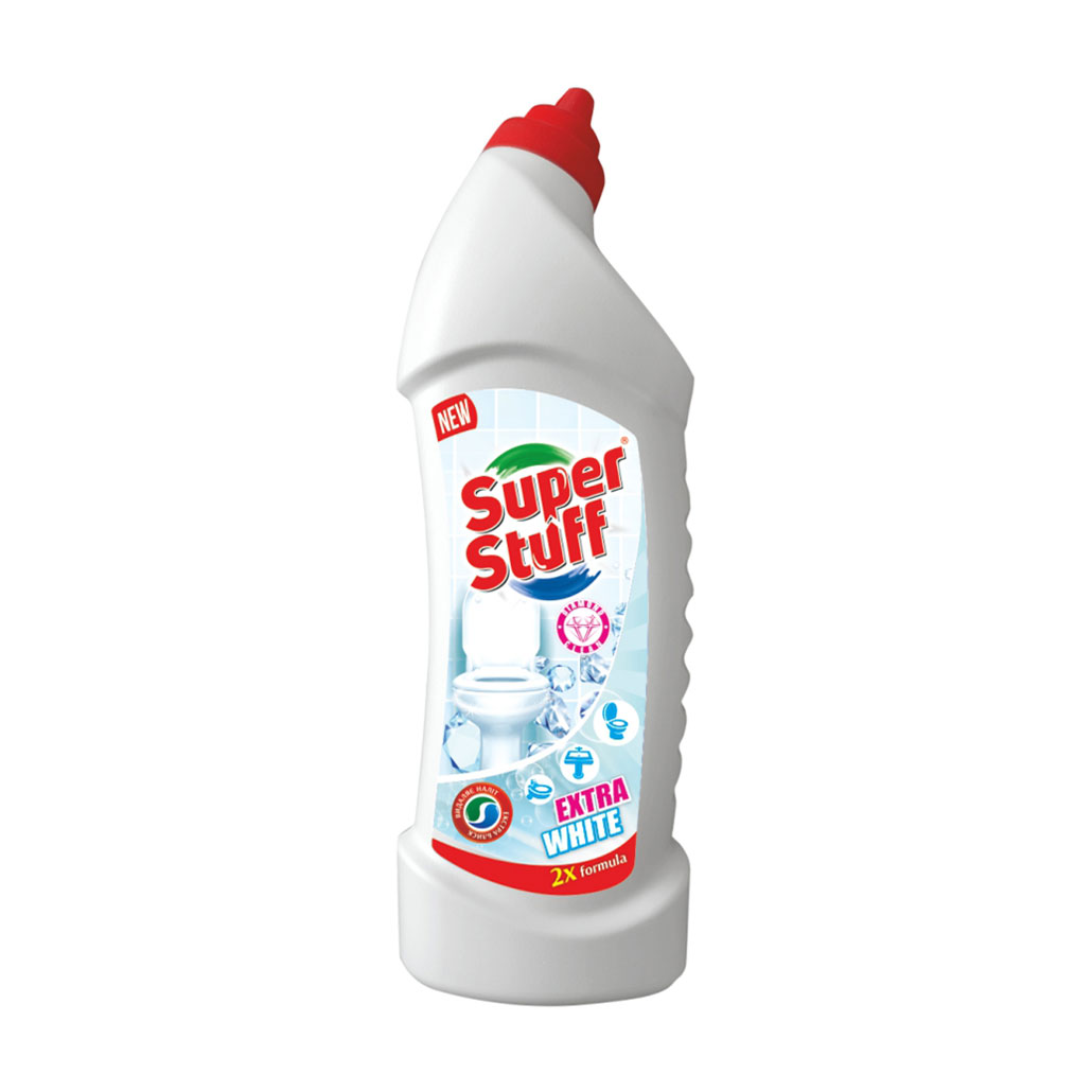 Гель для чищення унітазів Super Stuff Extra White, 1 л